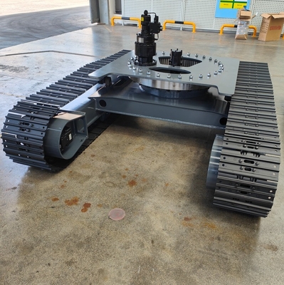 Scavo dell'energia 10T Chassis di sotterreno a rotaia di gomma personalizzato per veicoli a trascinamento