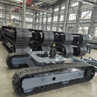Scavo dell'energia 10T Chassis di sotterreno a rotaia di gomma personalizzato per veicoli a trascinamento