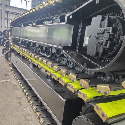 Sottocarro di rotaie in acciaio per macchine per la trivellazione in officine di riparazione di macchine