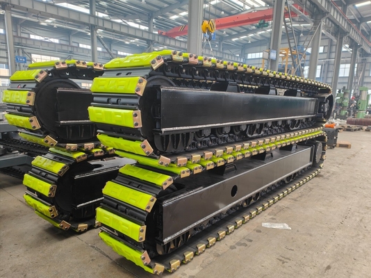 Sottocarro di rotaie in acciaio per macchine per la trivellazione in officine di riparazione di macchine