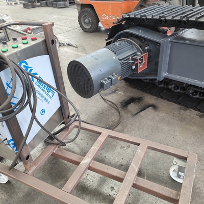 10-35 tonnellate di motore elettrico a trazione in acciaio, sottocarro, carrozzeria di trascinamento, chassis per trituratore, escavatore per perforazione