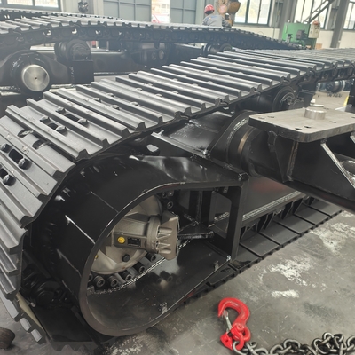 Sottocorsetto di rotaia di scarico in acciaio 30T 50T 60T 80T personalizzato per la frantumazione della trivellazione