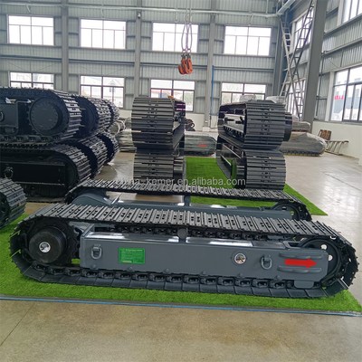Tracce di gomma per scavatori Chassis Crawler Undercarriage Durabilità eccezionale