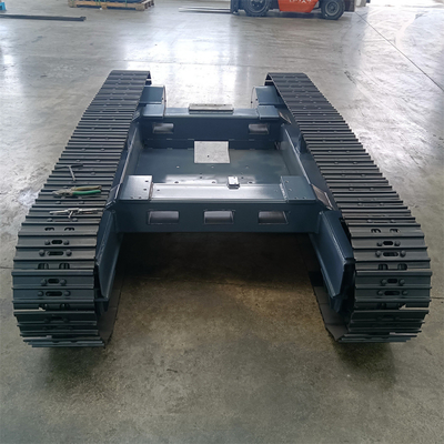 Tracce di gomma per scavatori Chassis Crawler Undercarriage Durabilità eccezionale
