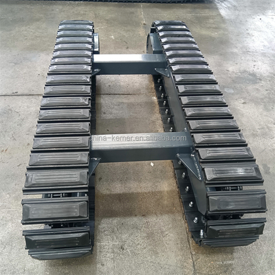 Tracce di gomma per scavatori Chassis Crawler Undercarriage Durabilità eccezionale