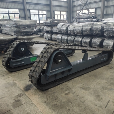 Servizi di riparazione di macchinari Tutti i terreni Customized Rubber Steel Track Chassis