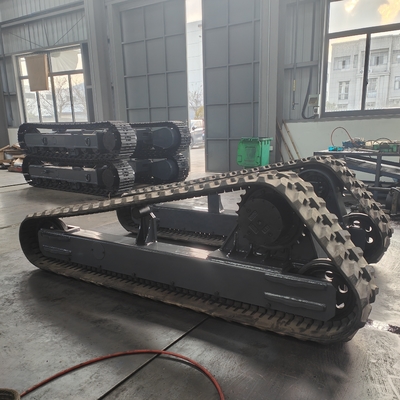 Servizi di riparazione di macchinari Tutti i terreni Customized Rubber Steel Track Chassis