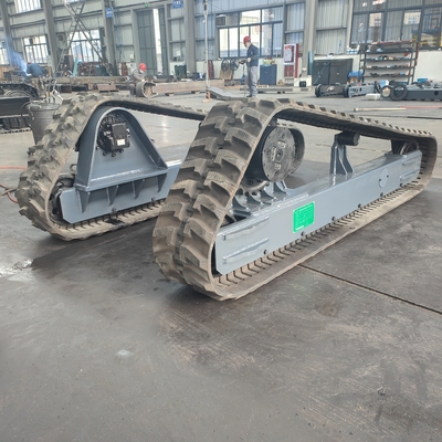 Servizi di riparazione di macchinari Tutti i terreni Customized Rubber Steel Track Chassis