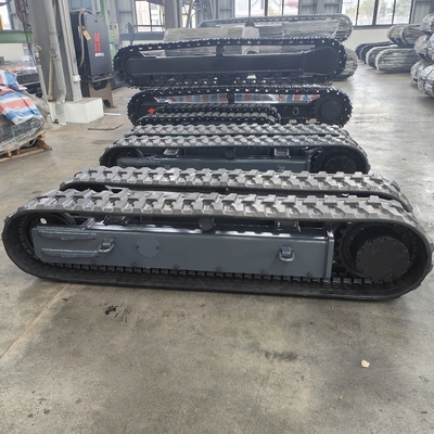 Chassis di sottocarro di rotaia in gomma e acciaio per mini escavatori da striscio