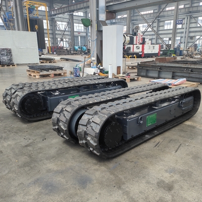 Chassis di sottocarro di rotaia in gomma e acciaio per mini escavatori da striscio