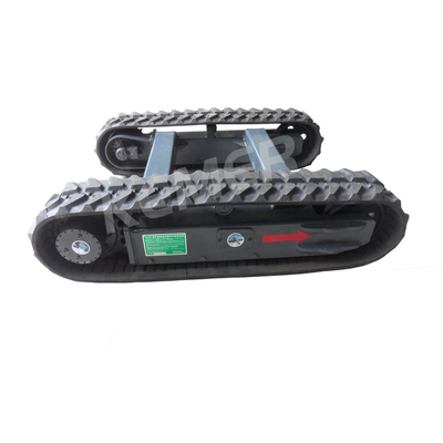 KRT1500 8Tons Rubber Crawler Tracked Chassis Undercarriage per officine di riparazione di macchine