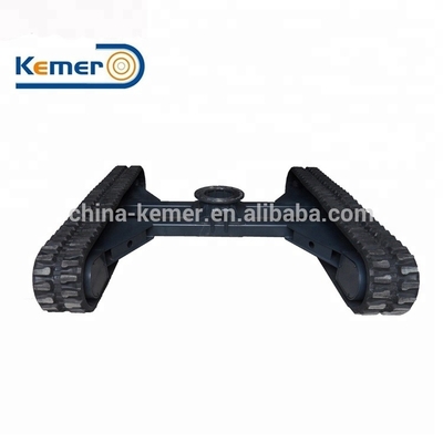 KRT3000 Mini Rubber Track Chassis Crawler Track Undercarriage per le piccole attrezzature di trasporto di carico