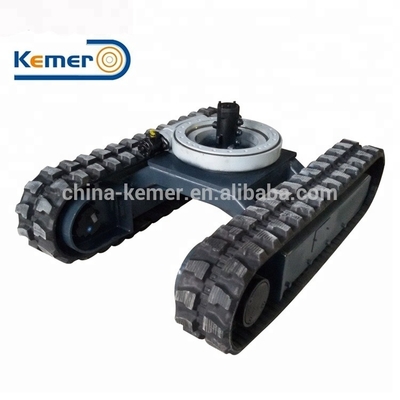 KRT3000 Mini Rubber Track Chassis Crawler Track Undercarriage per le piccole attrezzature di trasporto di carico