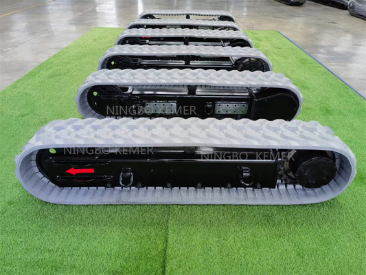 Motore a guida idraulica Modello di telaio a pista in mini gomma per escavatore per miniere KRT3000