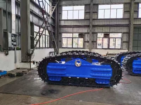 Chassis di rotaia di trazione dotato di motore di viaggio per una capacità di carico di 80 tonnellate personalizzabile