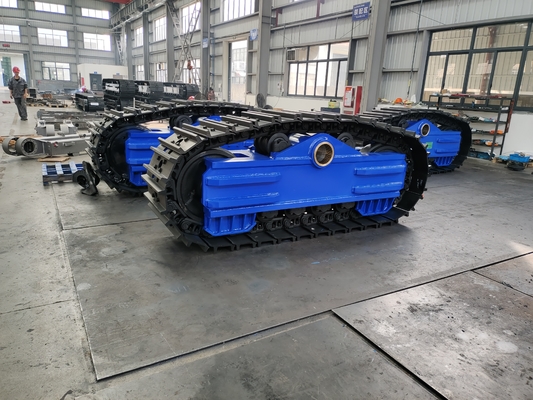 Chassis di rotaia di trazione dotato di motore di viaggio per una capacità di carico di 80 tonnellate personalizzabile