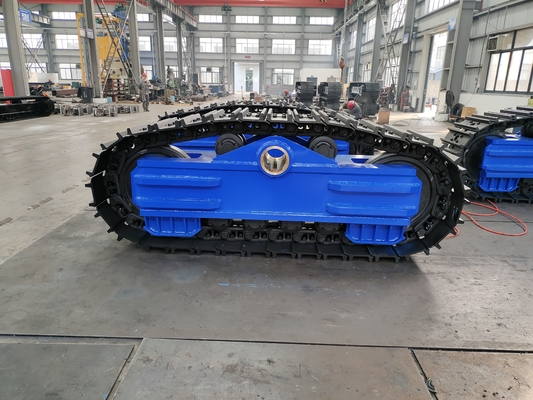 Chassis di rotaia di trazione dotato di motore di viaggio per una capacità di carico di 80 tonnellate personalizzabile