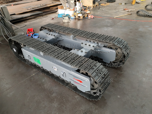 Video supporto tecnico Sottostrada di rotaia in acciaio personalizzata per trituratrici per escavatori e peratrici di perforazione Capacità di carico 3.5T